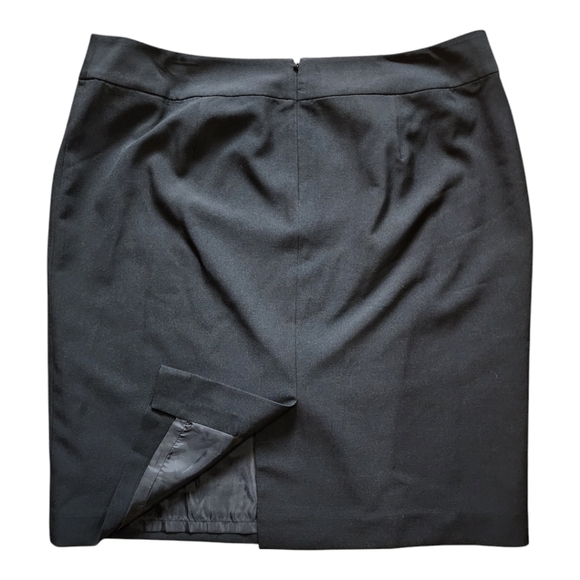 Le Suit black classic pencil-style business formal or casual skirt Size 16 - Picture 3 of 5
